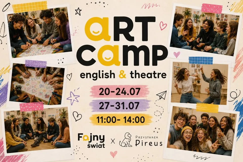 Art CAMP w języku angielskim dla młodzieży w wieku 13-17 lat