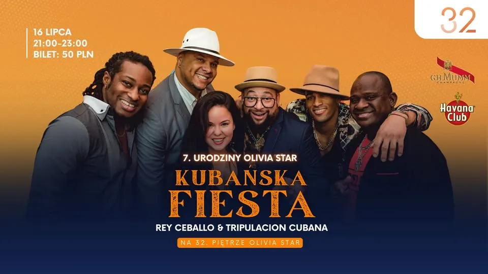 🎂🇨🇺 Urodzinowa Fiesta Cubana | Kubański wieczór na 32. piętrze | Rey Ceballo x Tripulacion Cubana