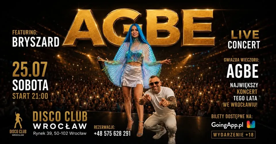 🔥 AGBE LIVE CONCERT | Disco Club Wrocław 🔥