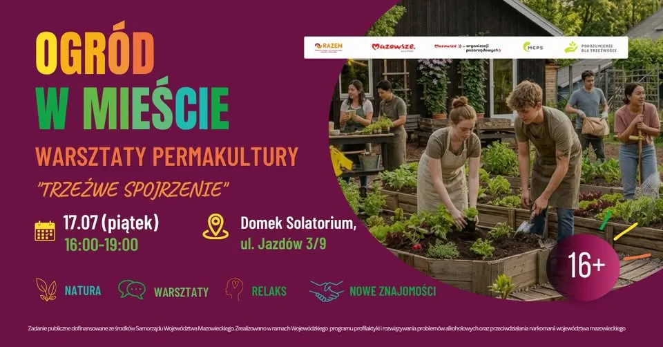 Młodzi Ogrodnicy na Jazdowie: Warsztaty z Permakultury w Solatorium