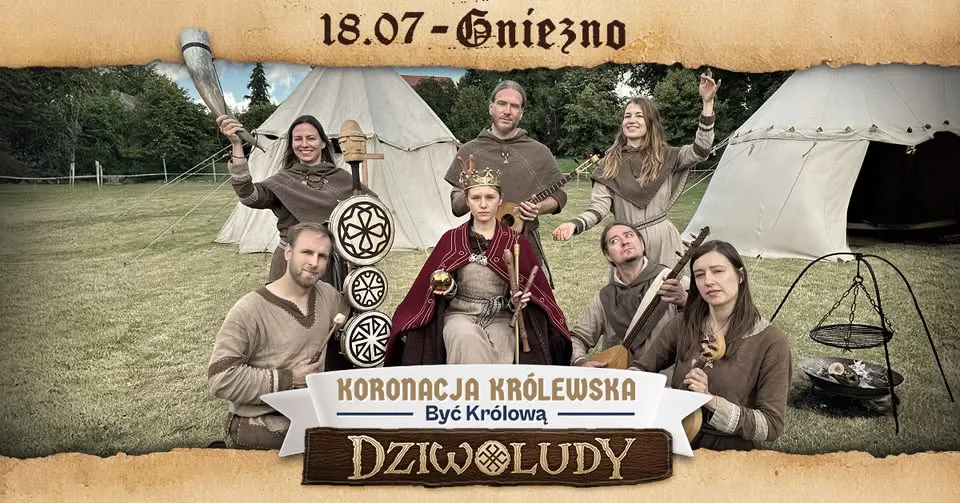 Dziwoludy na Koronacji Królewskiej w Gnieźnie