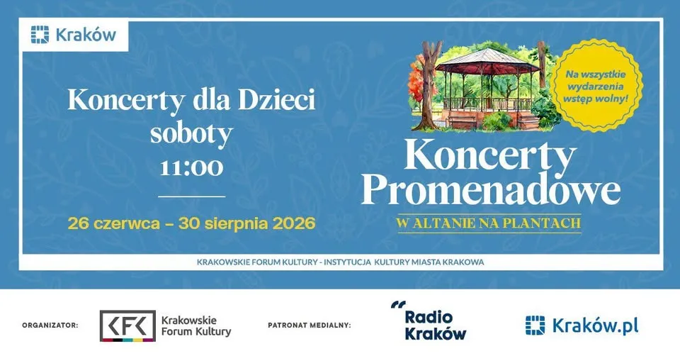 Koncerty Promenadowe dla dzieci: Zuzanna Klekocińska „Małe serca - wielkie rzeczy"