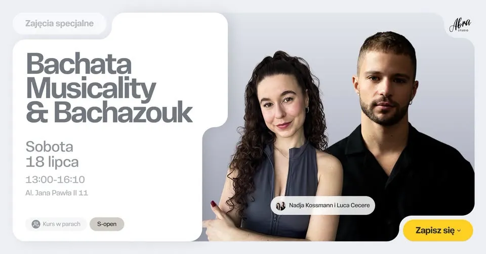 Bachata Musicality & Bachazouk by Nadja & Luca poziom S-open