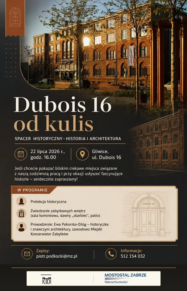 Dubois 16 od kulis - historia, architektura