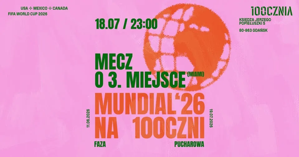 MUNDIAL NA 100CZNI | MECZ O 3. MIEJSCE