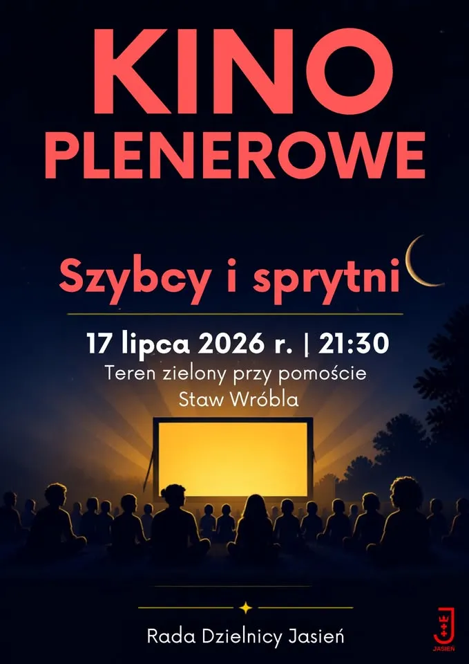 Kino plenerowe przy Stawie Wróbla