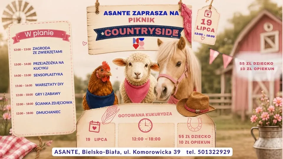 Countryside piknik w Asante 