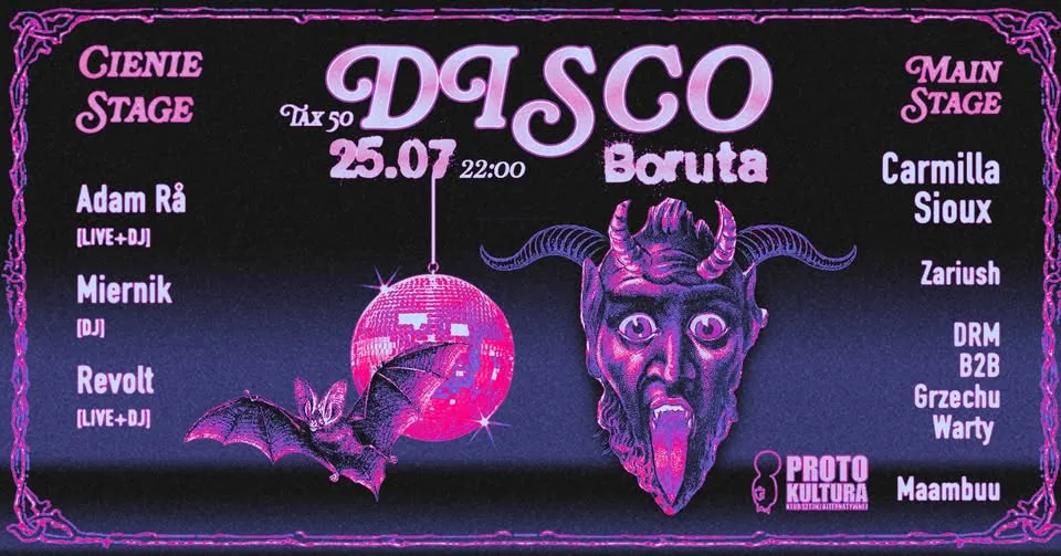 DISCO BORUTA - Carmilla Sioux - Dark Disco 