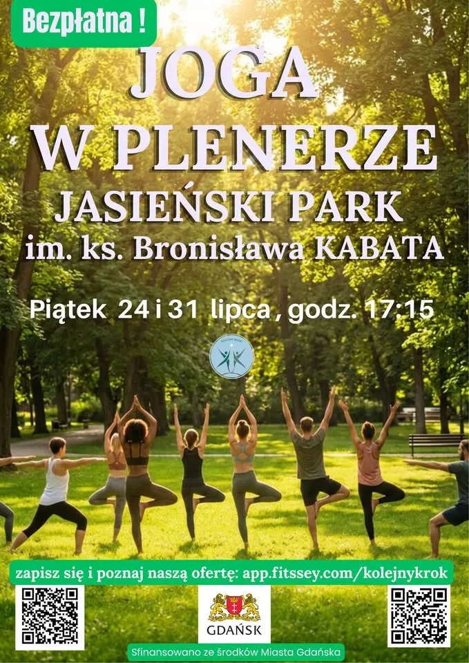 JOGA W PLENERZE - JASIEŃSKI PARK IM. KABATA 