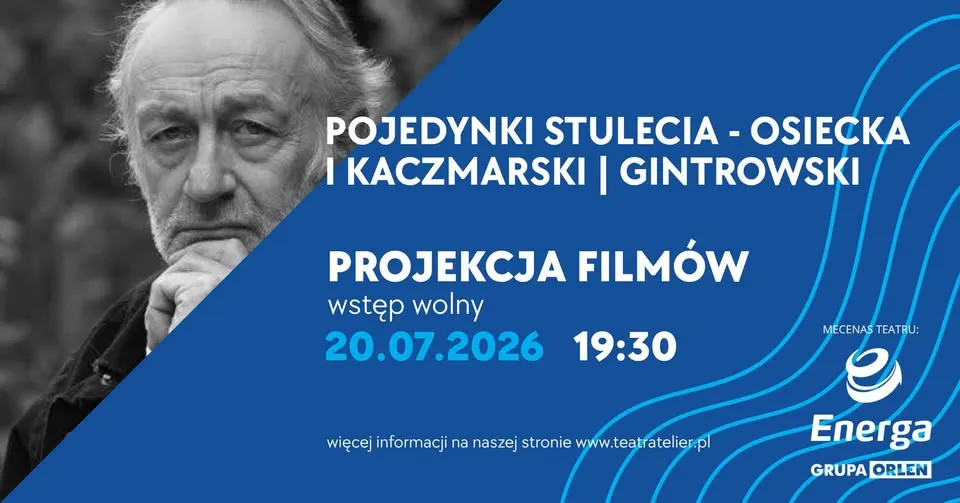 Projekcja filmów "Pojedynki Stulecia - Osiecka i Kaczmarski" i "Gintrowski" | Wstęp wolny