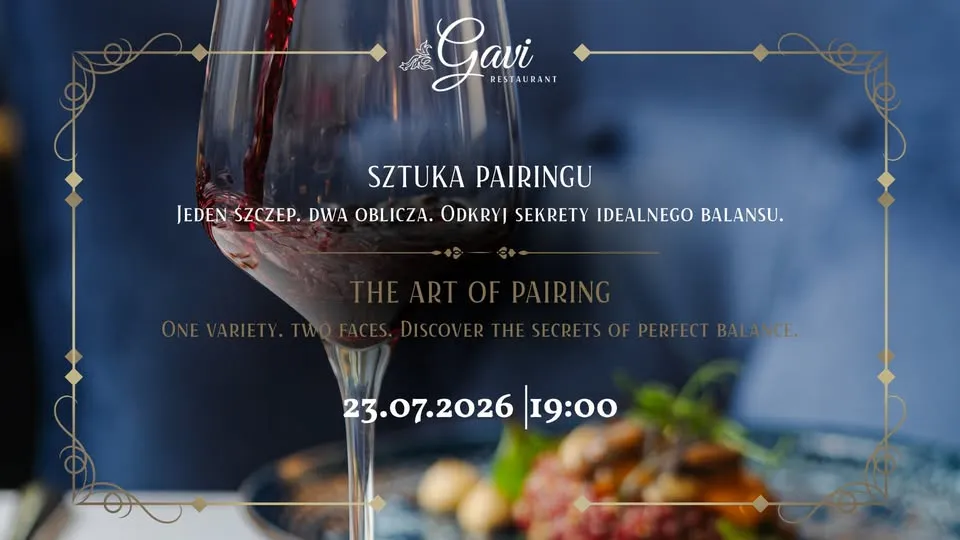 SZTUKA PAIRINGU / THE ART OF PAIRING