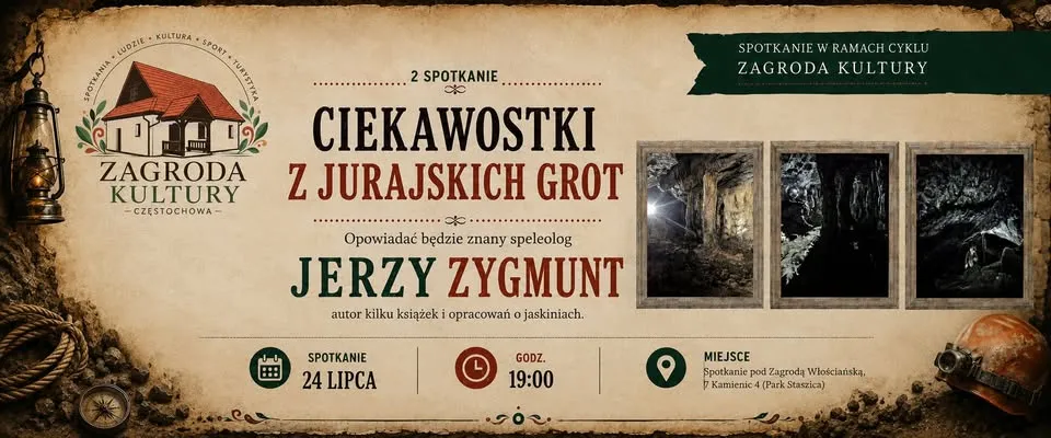 Zagroda Kultury - Ciekawostki z jurajskich grot 