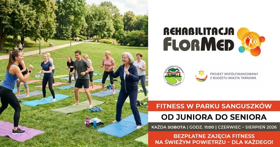 Fitness w Parku Sanguszków z FlorMed: od Juniora do Seniora!