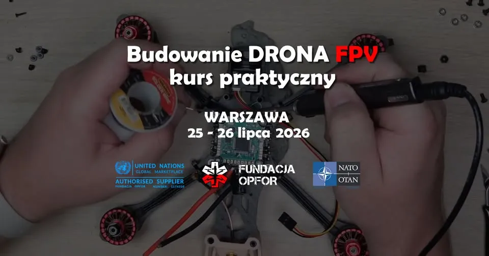 Kurs BUDOWY drona FPV
