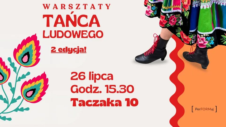 Poczuj rytm tradycji! Warsztaty Tańca ludowego - 2 edycja!