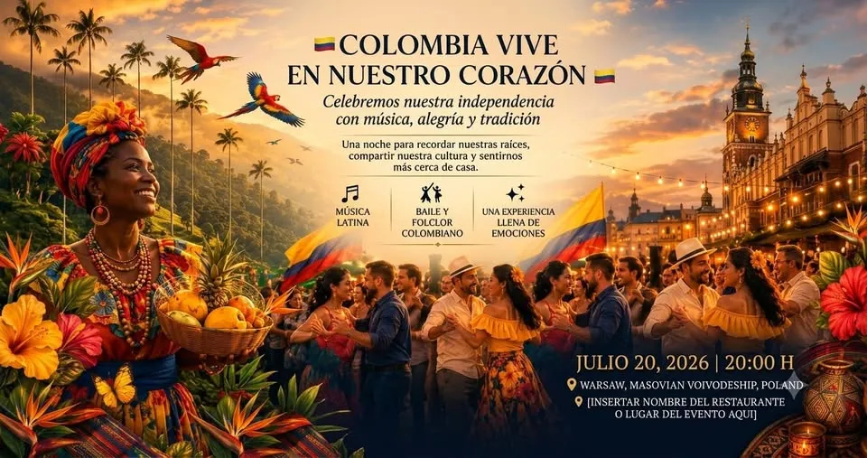 Fiesta de la Independencia: Viva Colombia! 🇨🇴🇵🇱