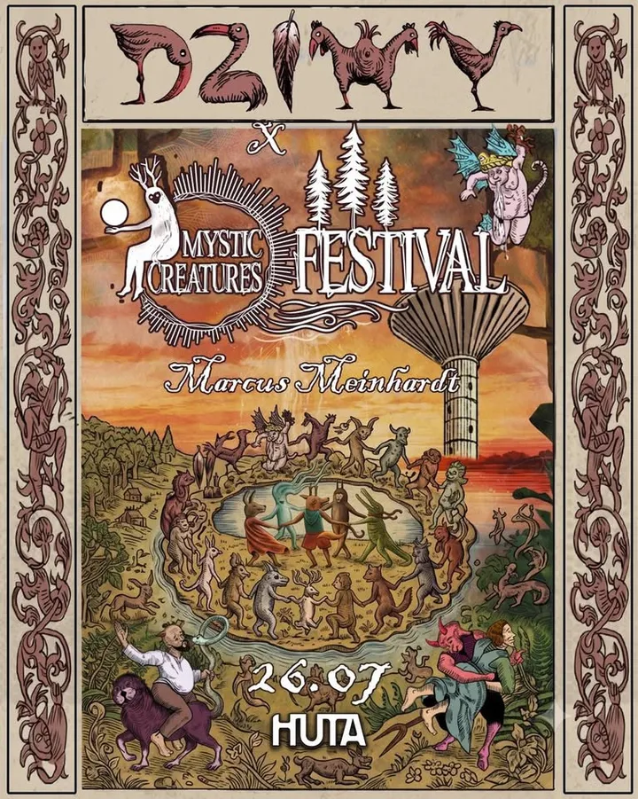 DZIWY × MYSTIC CREATURES: Marcus Meinhardt, KLIMAT, Zuzka, Klaudia