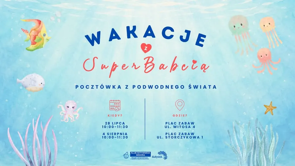 Wakacje z SuperBabcią - Pocztówka z podwodnego świata