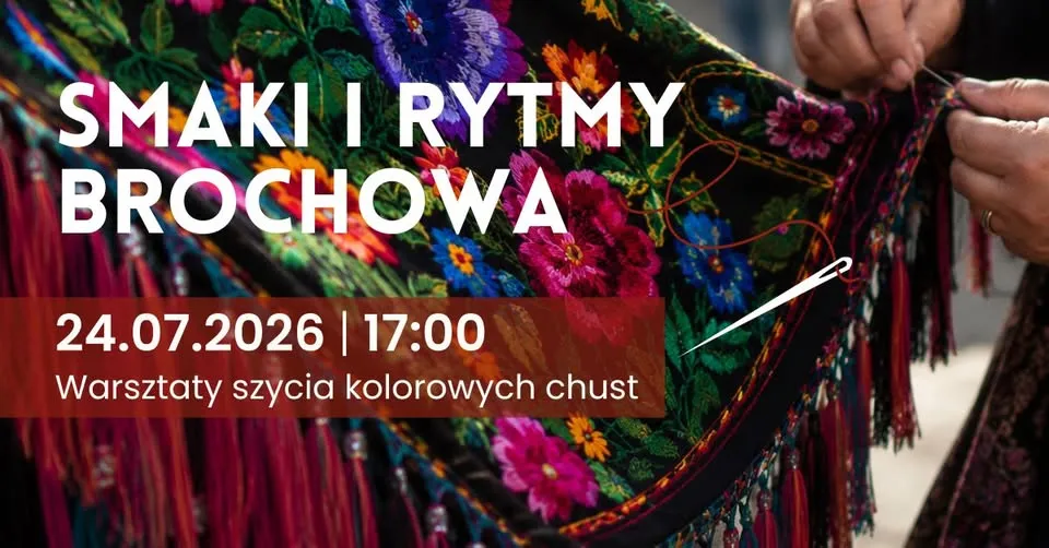 Smaki i rytmy Brochowa - warsztaty szycia kolorowych chust