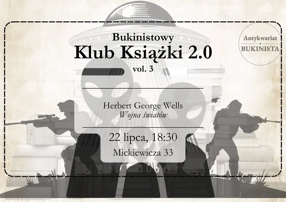 Bukinistowy Klub Książki 2.0 - Herbert George Wells „Wojna światów"