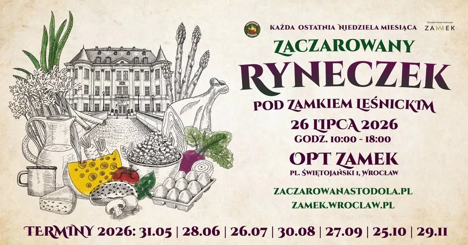 Zaczarowany Ryneczek pod Zamkiem Leśnickim (lipiec)