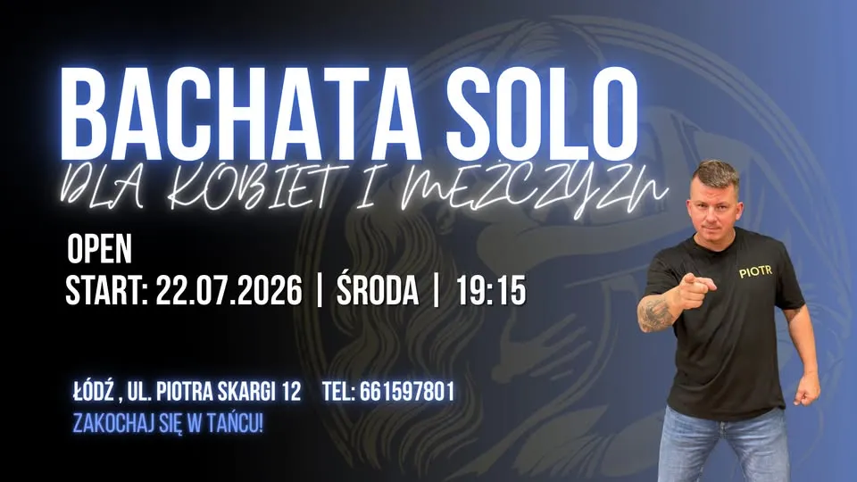 Bachata Solo K&M | Start 22.07.2026 ŚRODA | 19:15