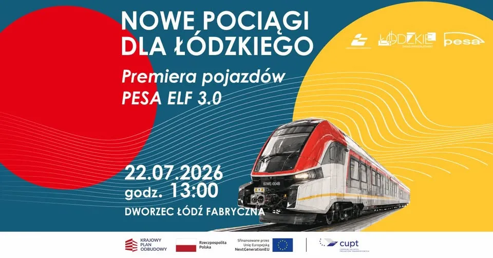 Premiera pociągów Pesa Elf 3.0 dla Łódzkiego i ŁKA