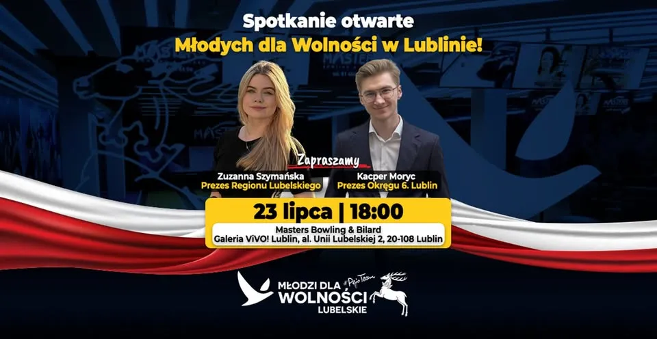 Spotkanie otwarte Młodych dla Wolności w Lublinie!