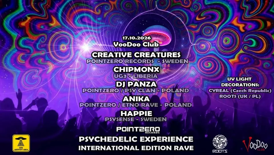 PSYCHEDELIC EXPERIENCE RAVE International Edition @VooDooClub Warszawa by PointZero