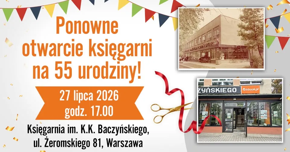 55. urodziny księgarni i ponowne otwarcie po remoncie!