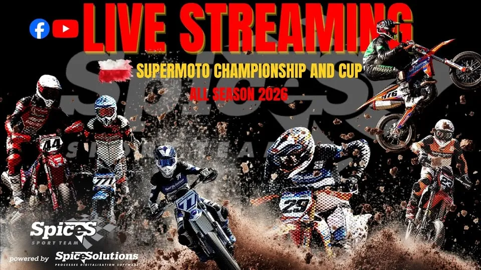 SUPERMOTO LIVE STREAMING 25.07.2026 4.runda MP i PP Supermoto Championship - Biłgoraj