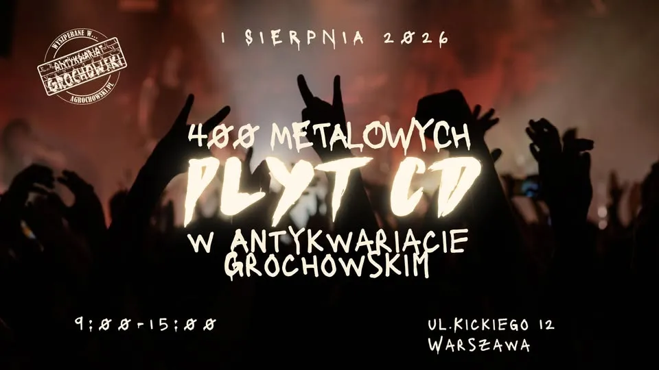 Metal na płytach CD w Antykwariacie Grochowskim