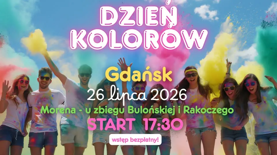 🌈 DZIEŃ KOLORÓW W GDAŃSKU - kolory mają moc, przekonaj się sam!🌈