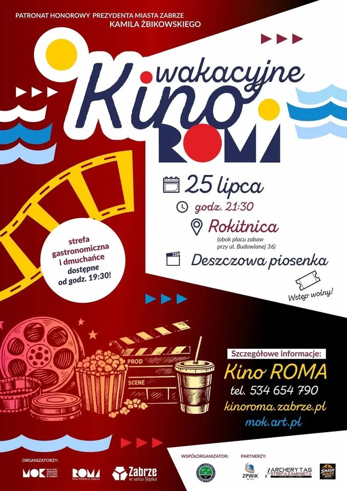 🌙 Wakacyjne Kino ROMA w Rokitnicy - Deszczowa piosenka