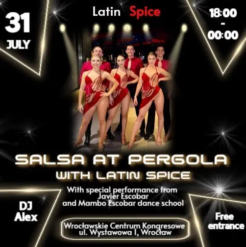 SALSA @ Pergola with Latin Spice  💃🕺