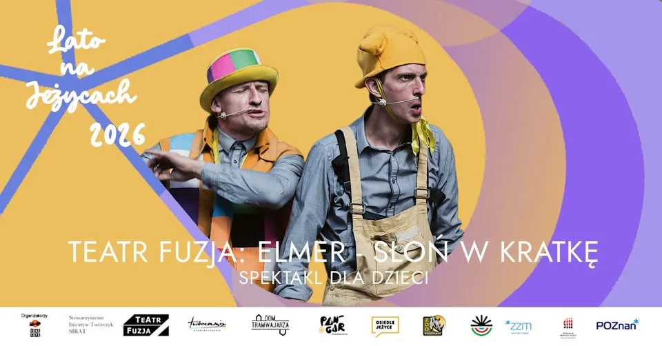 ELMER - SŁOŃ W KRATKĘ - spektakl dla dzieci - TEATR FUZNA