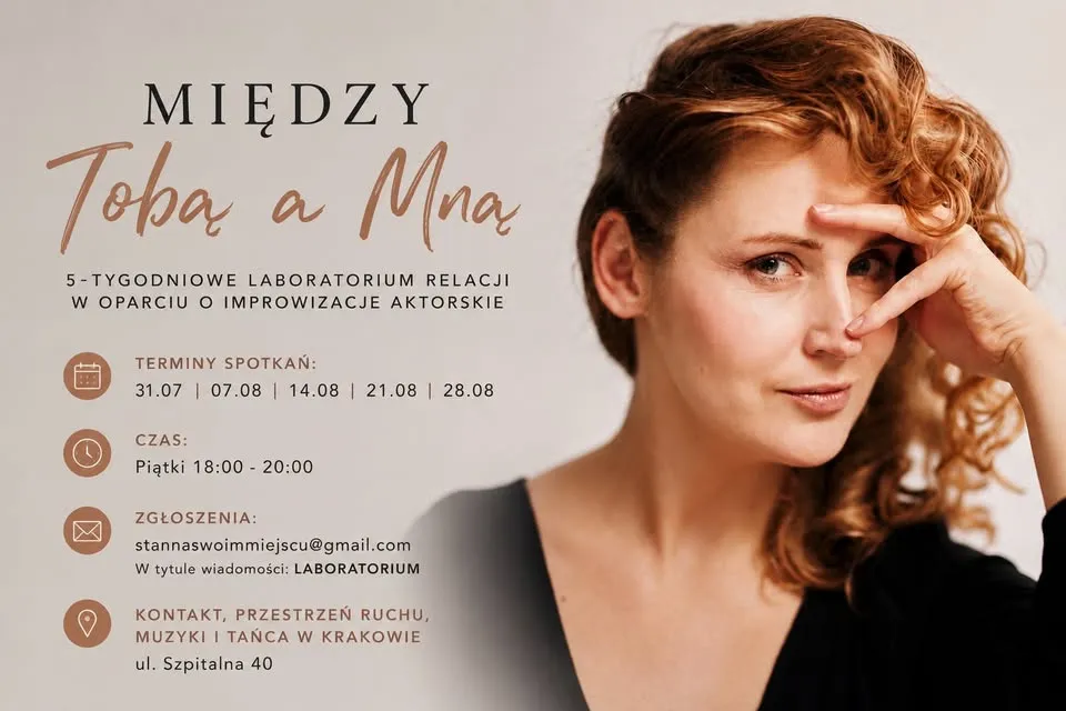 Między Tobą a Mną - Laboratorium relacji w oparciu o improwizacje aktorskie