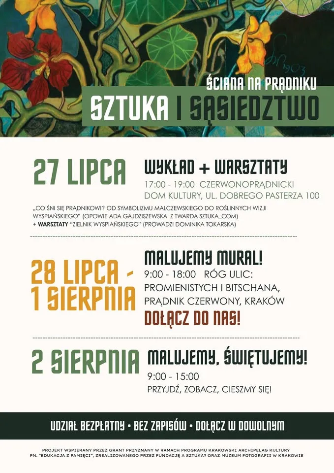 Malujemy mural na Prądniku Czerwonym /Sztuka i sąsiedztwo!