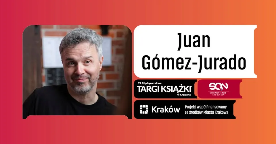 Juan Gómez-Jurado na 29. Międzynarodowych Targach Książki w Krakowie!