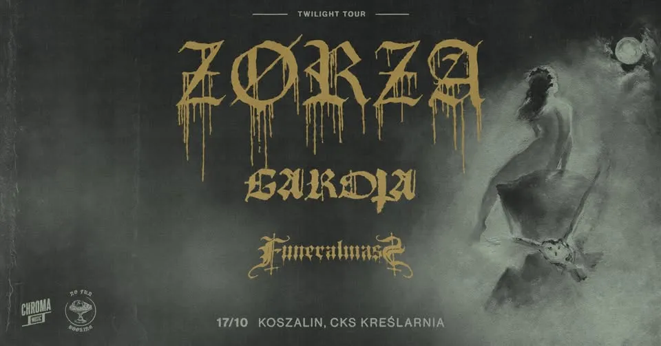 ZØRZA • GAROTA • FUNERAL MASS | 17.10.2026 | Koszalin – CKS Kreślarnia