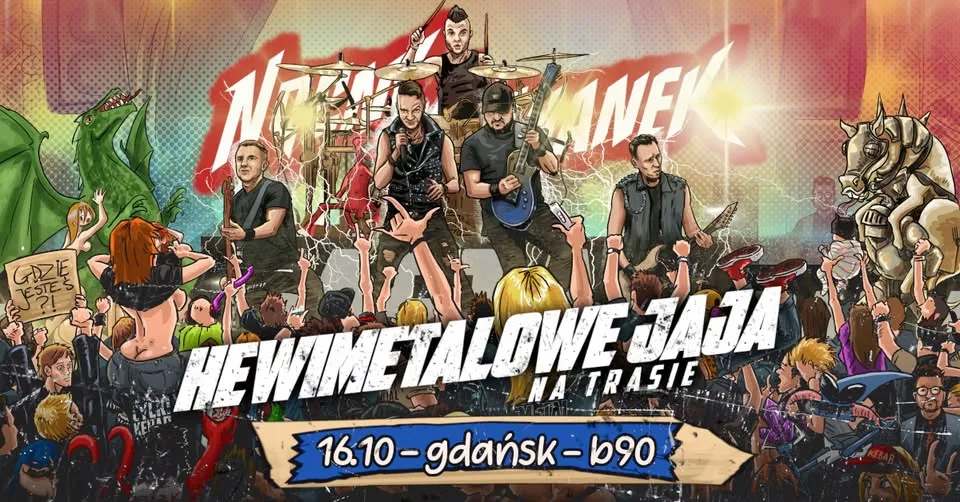 Nocny Kochanek i Hewimetalowe Jaja w Gdańsku @B90