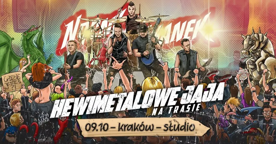 Nocny Kochanek i Hewimetalowe Jaja w Krakowie @STUDIO