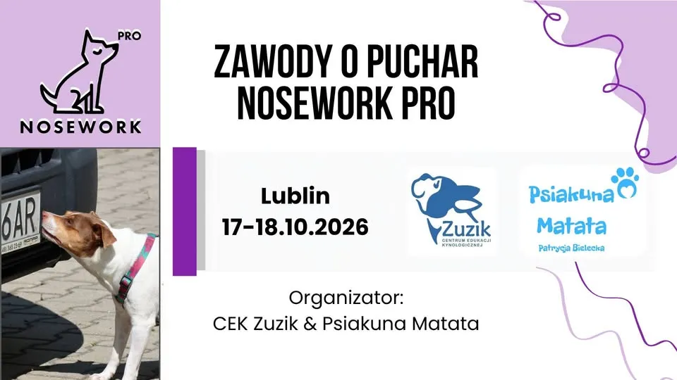 Zawody o Puchar Nosework Pro w Lublinie