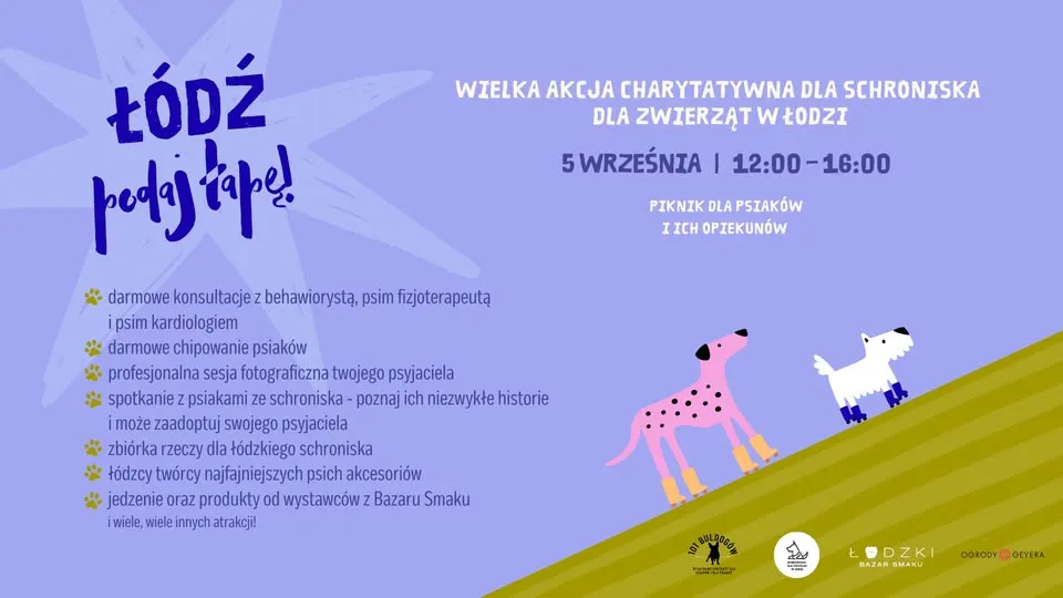 ŁÓDŹ GIVE A PAW! 🐾 Grand Charity Event for the Łódź Animal Shelter