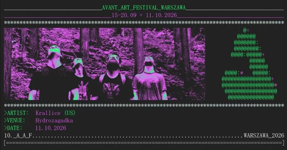 Krallice (US) @ Avant Art Festival 2026 WARSZAWA