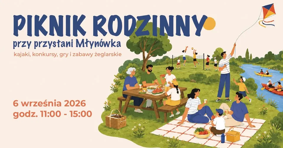 Family picnic at Młynówka marina | Sobieszewska Island