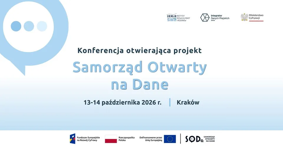 Konferencja otwierająca projekt Samorząd Otwarty na Dane (SODa)