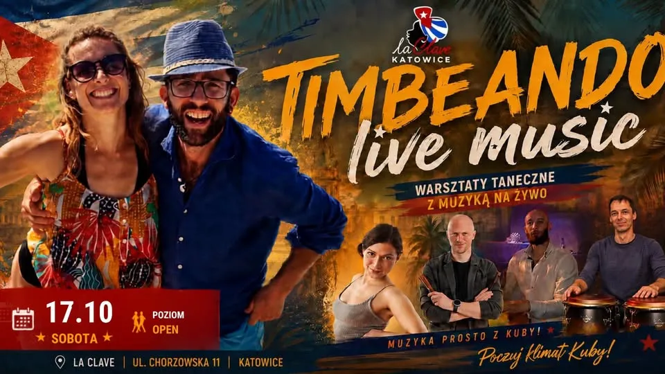 TIMBEANDO LIVE MUSIC 🇨🇺 | WARSZTATY Z KLAUDIĄ I ADRIANO 🇨🇺 | 17.10