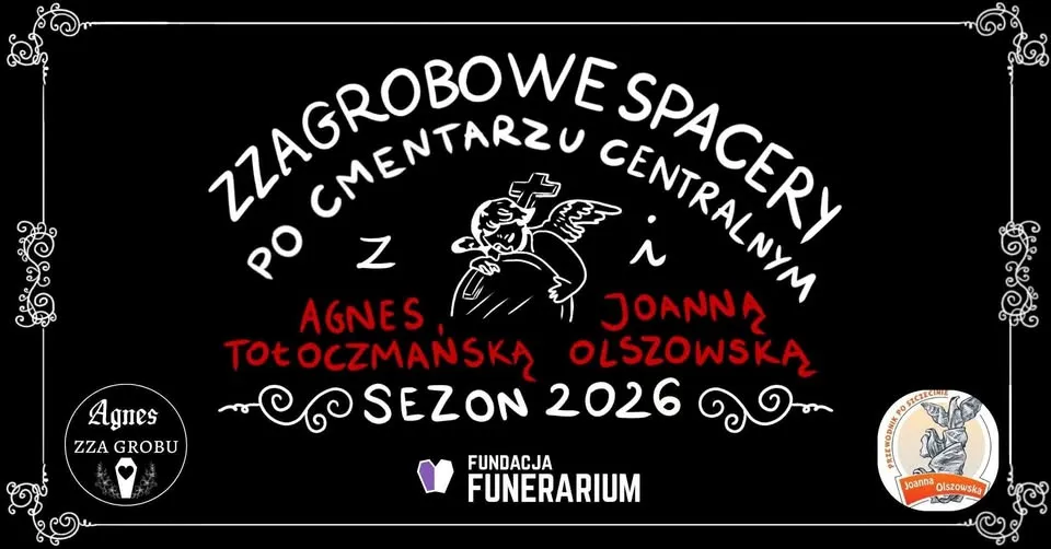 Zzagrobowy spacer po Cmentarzu Centralnym z Joanną Olszowską i Agnes Tołoczmańską | 18.10.26 g.11:00