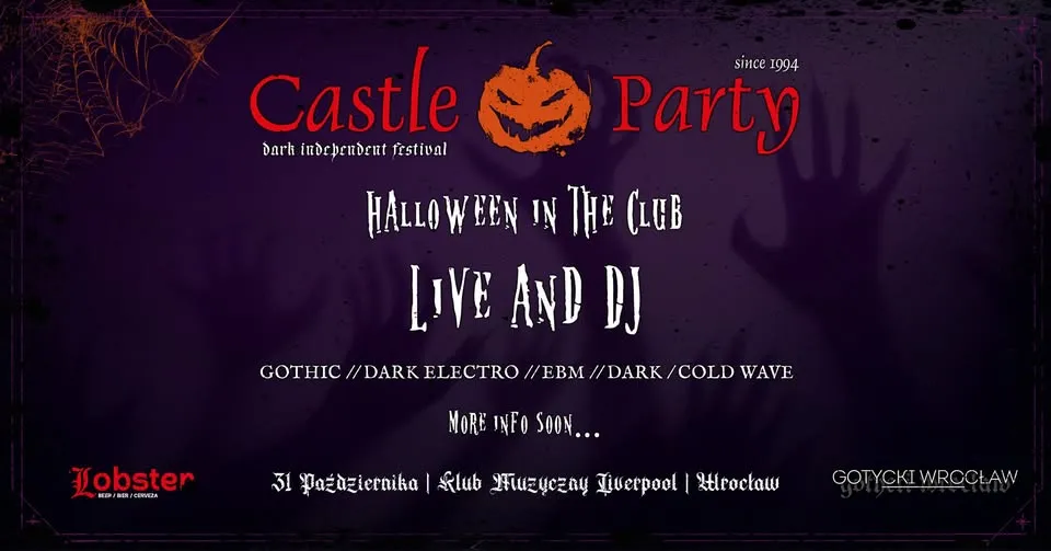 ℭastle Party Festival • Halloween in the Club • live & dj • more info soon…